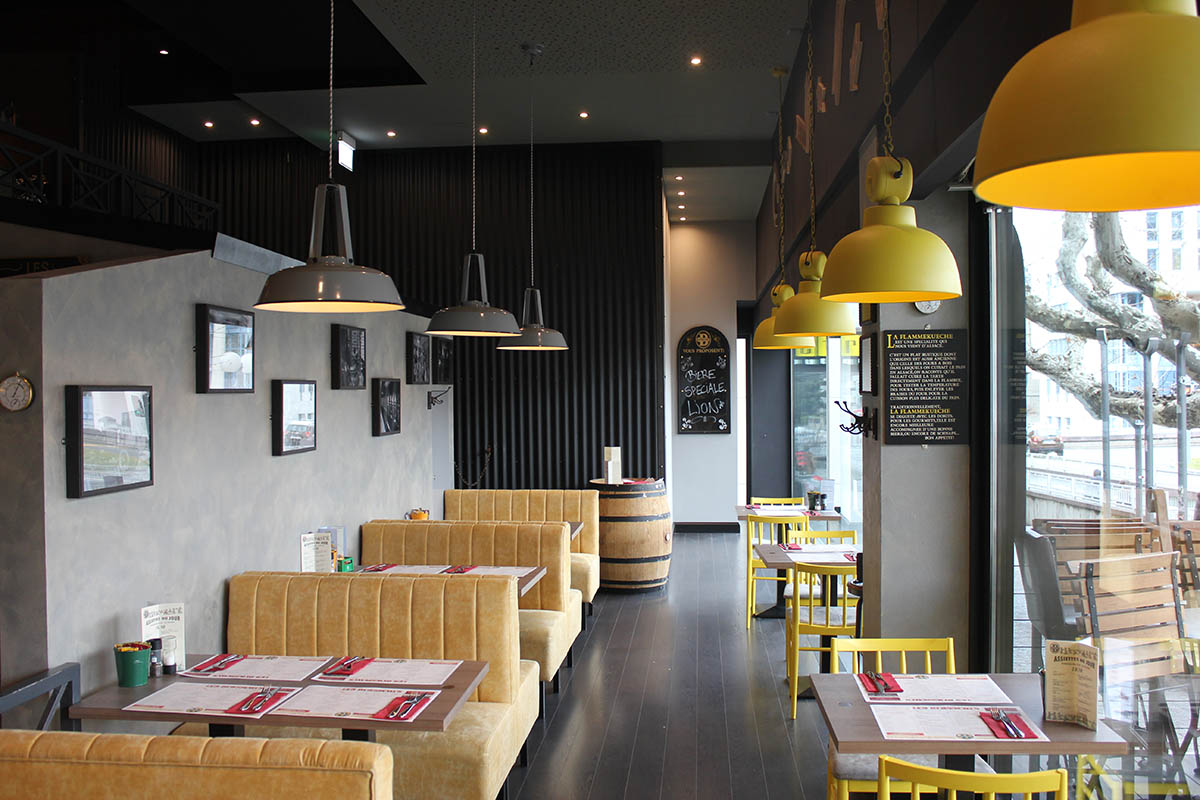 réalisation Maison Roches pour la brasserie Les Brasseurs en Suisse